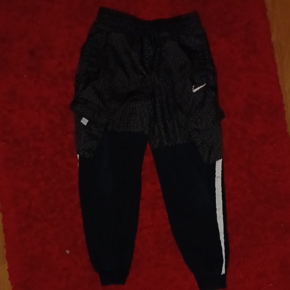 Nike Kids Black and White Joggers